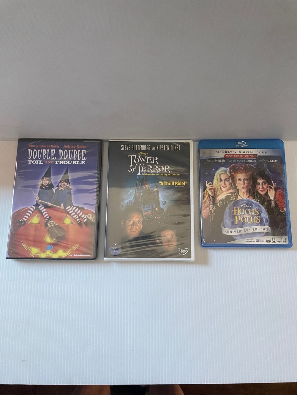 Set of 3 Halloween Family DVDs & BlueRay Movies